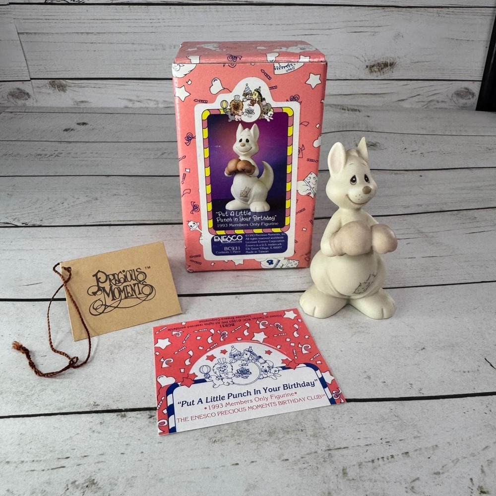 Precious Moments Put a Little Punch In Your Birthday BC931 Birthday Club Figure
